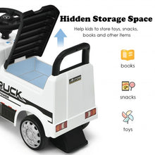 Load image into Gallery viewer, Children Push and Ride Racer Licensed Mercedes Benz Push Truck Car-White
