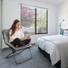 Load image into Gallery viewer, Folding Saucer Padded Chair Soft Wide Seat
