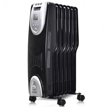 Load image into Gallery viewer, 1500 W Electric Oil Filled Safe Digital Radiator Heater
