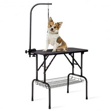 Load image into Gallery viewer, 32" Pet Grooming Table Durable Foldable Rubber Top
