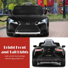 Load image into Gallery viewer, Kids Ride Lexus LC500 Licensed Remote Control Electric Vehicle-Black
