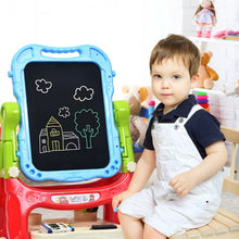 Load image into Gallery viewer, Double Sided Magnetic Drawing Art Easel-Blue
