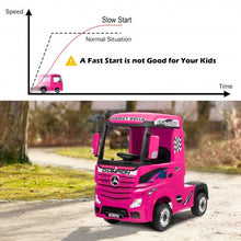 Load image into Gallery viewer, 12 V Mercedes Benz Actros Electric Kids Ride on Truck with Remote Control &amp; MP3
