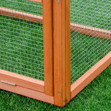 Load image into Gallery viewer, Outdoor Wooden Rabbit Bunny Chicken Coops Cages with Tray
