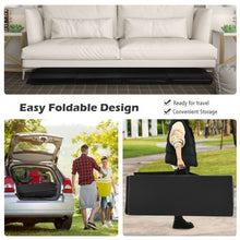 Load image into Gallery viewer, Gymnastics PU Mat  Thick Folding Panel Gym Fitness Exercise-Black
