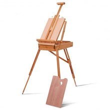 Load image into Gallery viewer, Tripod Folding French Wooden Easel with Sketch Box
