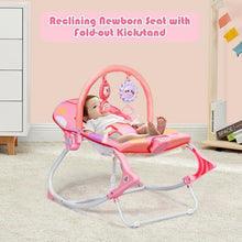 Load image into Gallery viewer, Adjustable Toddler Swing Bouncer &amp; Rocker-Pink
