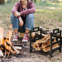 Load image into Gallery viewer, 18" Wood Lumber Storage Holder for Fireplace Stove Fire Pit
