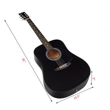 Load image into Gallery viewer, Sonart 41" 6 Strings Acoustic Folk Guitar-Black
