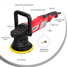 Load image into Gallery viewer, 6" Variable Speed Dual Action Polisher Random Orbital Kit
