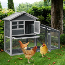 Load image into Gallery viewer, Large Wooden Chicken Coop for Indoor &amp; Outdoor Use
