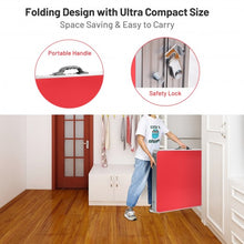 Load image into Gallery viewer, 60 Inches Portable Tennis Ping Pong Folding Table with Accessories-Red
