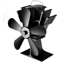Load image into Gallery viewer, 5 Blades Fuel Saving Stove Fan
