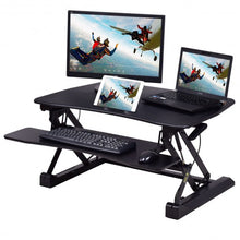 Load image into Gallery viewer, Height Adjustable Ergonomic Computer Standing Desk
