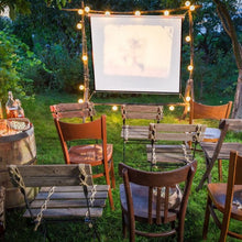 Load image into Gallery viewer, 120" 4:3 Manual Pull Down Auto-Lock Projector Projection Screen White 96"x72"
