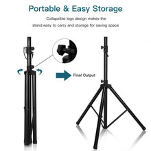 Load image into Gallery viewer, 38"- 72" Adjustable Height Tripod DJ PA Speaker Stand
