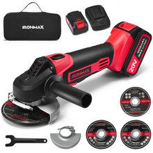 Load image into Gallery viewer, 20V Cordless Angle Grinder w/ 4.0Ah Lithium-Ion Battery &amp; Charger
