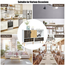 Load image into Gallery viewer, Mid-Century Buffet Sideboard Wooden Storage Cabinet
