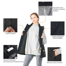 Load image into Gallery viewer, Men' &amp; Women' Electric USB Heated  Sleeveless Vest-Black-L
