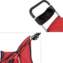 Load image into Gallery viewer, Large Deluxe Folding 4 Wheels Pet Dog Cat Carrier Stroller 8 Colors Choice Rose
