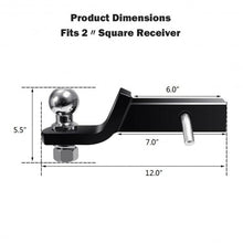 Load image into Gallery viewer, 2" Class Loaded Ball Mount Hitch Receiver
