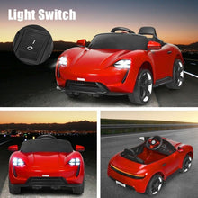 Load image into Gallery viewer, 12V Kids Ride On Car with MP3 &amp; LED Light-Red
