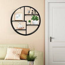 Load image into Gallery viewer, Hanging Storage Shelf Circular Wall-Mounted 4-Tier Rack
