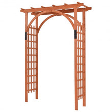 Load image into Gallery viewer, Garden Archway Arch Lattice Trellis Pergola for Climbing Plants &amp;Outdoor Wedding
