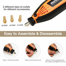 Load image into Gallery viewer, Electric Rotary Tool Kit Variable Speed 140 Pcs Accessories
