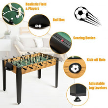 Load image into Gallery viewer, 48" Competition Sized Home Recreation Wooden Foosball Table-Brown
