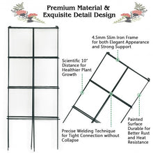 Load image into Gallery viewer, 16" x 16" x 39" 4 Pack Garden Plant Trellis
