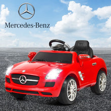 Load image into Gallery viewer, New Red Mercedes Benz sls r/c Mp3 Kids Ride on Car Electric Battery Toy-Red
