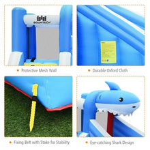 Load image into Gallery viewer, Inflatable Water Slide Shark Bounce House Castle without Blower
