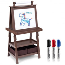 Load image into Gallery viewer, Kids Standing Art Easel with 2 Storage Boxes
