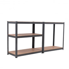 Load image into Gallery viewer, 71" x 36" Heavy Duty 5 Level Adjustable Storage Garage Shelf-Black
