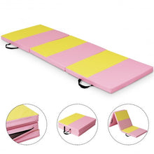 Load image into Gallery viewer, 6' x 2' Folding Fitness Exercise Carry Gymnastics Mat
