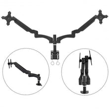 Load image into Gallery viewer, Dual LCD Monitor Spring Arms TV Bracket Desk Mount Stand 2 Screens
