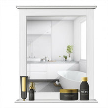Load image into Gallery viewer, Bathroom Wall Mirror with Shelf Vanity Makeup Mirror
