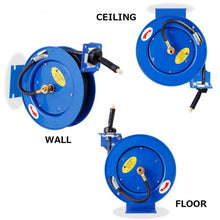 Load image into Gallery viewer, 300 PSI 3/8" x 25' Auto Rewind Retractable Compressor Hose Reel
