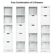 Load image into Gallery viewer, 5-Tier Multifunctional  Bathroom Floor Cabine Storage with 2 Drawers
