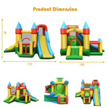 Load image into Gallery viewer, Kids Inflatable Dual Slide Jumping  Castle with 780W Blower
