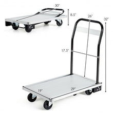Load image into Gallery viewer, 440 lbs/770 lbs Folding Aluminum Platform Hand Truck-440 lbs
