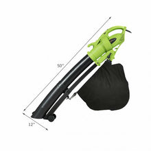 Load image into Gallery viewer, 7.5 Amp 3-in-1 Electric Leaf Blower Leaf  Vacuum Mulcher 170MPH
