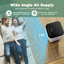 Load image into Gallery viewer, 4-in-1 Convenient Evaporative Air Cooler 12L Water Tank 4 Ice Boxes-White
