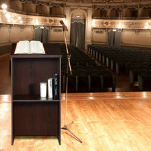 Load image into Gallery viewer, Wooden Floor Standing Podium Speaking Lectern
