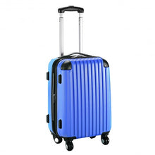 Load image into Gallery viewer, GLOBALWAY 20" ABS Carry On Luggage Travel Bag Trolley Suitcase 8 color-Navy
