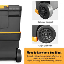 Load image into Gallery viewer, Rolling Toolbox Stackable Cabinet Storage Chest Organizer with Handle
