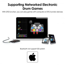 Load image into Gallery viewer, 9 Pads Electronic Drum Set with LED Lights Headphone
