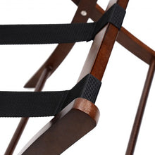 Load image into Gallery viewer, Folding Winsome Wood Luggage Rack Hotel Passenger Suitcase Stand
