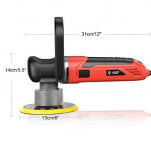 Load image into Gallery viewer, 6" Electric Dual Action Orbital Polisher Sander Kit with 6 Variable Speeds
